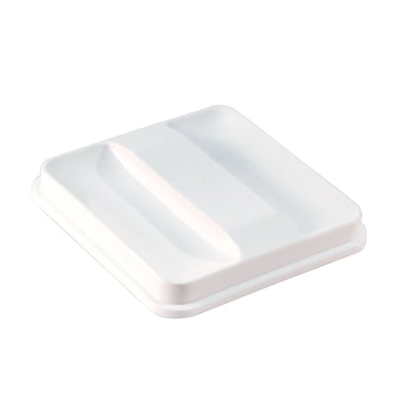 Essential 3 Qt. Square Ice Bucket Lid For R2000/R2100, White, PK 36